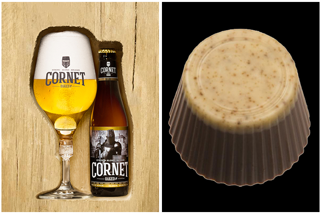Combinatie-bier-en-chocolade-5-cornet-en-creme-brulée-praline Combining beer and chocolate